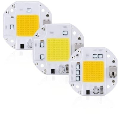 CZMDKEXM Indoor Lighting DIY Spotlight Bulb Floodlight 20W 30W 50W COB LED Chip Lamp No Need Welding/Driver 110V 220V High Power LED Matrix Light Beads (Color : White, Size : 30W)