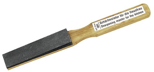 Herbertz Haushalt-Abziehstein, 11 x 3 cm, auf Holzheft