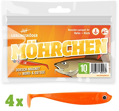 4 Lieblingsköder Gummifische zum Zanderangeln mit Gummifisch 10 cm