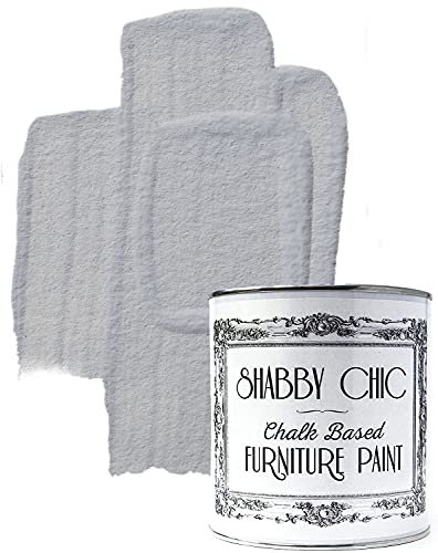 Shabby Chic Chalk Based Furniture Paint, Grey Embrace - 250 ml | Distressed Matt Finish for Furniture, Home Decor or DIY Projects | Interior & Exterior | Non-Sand, Suitable for Wood, Plastic & Metal