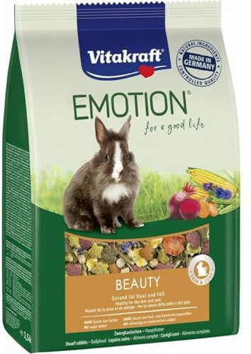 Vitakraft - Emotion Beauty Lapins Nains Adultes. 600 g