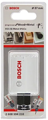 Bosch Professional Lochsäge BIM Progressor for Wood & Metal (für Holz und Metall, Ø 37 mm, Bohrzubehör)