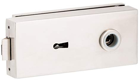 Glastürschloss Q BB | V2A Edelstahl matt | metallische Innenmechanik