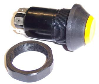 switchy.shop Druckschalter mit Arretierung 11120040XX – Symbol „Scheinwerfer“ | KM10040082 – passend für Same Deutz Fahr Traktoren – Ersatzteil Nr. 01177162 inkl. Befestigungsmutter SW36