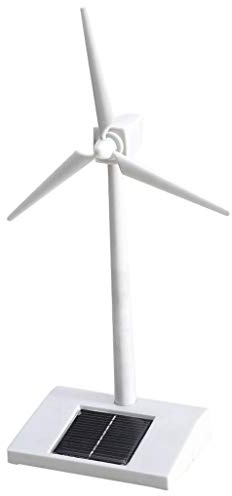 Tenlacum Desktop-Modell, solarbetriebene Windmühle, rotierende Windturbine, Modell, Geschenk