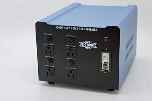 ★ Transformateur 220V 110V US-TRONIC® ::::: Meilleur Rapport qualité-Prix de sa catégorie ★ (3000 Watts)