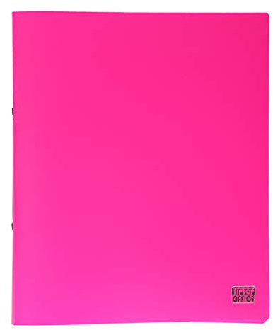 TIPTOP OFFICE TTO Ringmappe mit 2 Rund-Ring Mechanik, A4 30mm, Neon Rosa