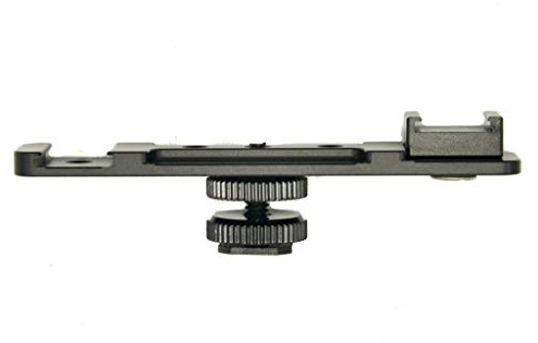 PROtastic - Adattatore doppio per montaggio a slitta fredda - montaggio di più accessori (Flash/Monitor/Radio Mic) su una slitta calda