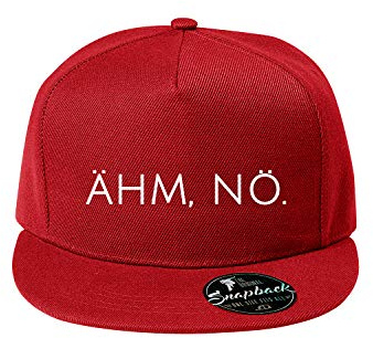 OwnDesigner Ähm nö Cap Unisex Baseball Cap Base Cap - Herren Snapback Cap