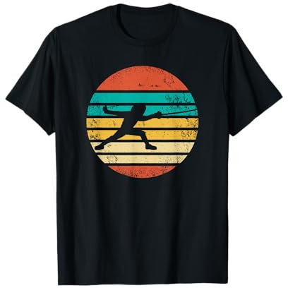 Retro Fechten Fechter Fechtsport Geschenk - Vintage Degen T-Shirt