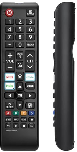 Replacement BN59-01315A BN59-01315J Remote Control Compatible with Samsung 4K Crystal UHD 6/7/8/9/TU-7000 Series Smart TV(BN59-01315E)