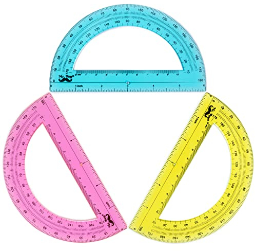 Mr. Pen- Protractor Set, 4, 3 Pack
