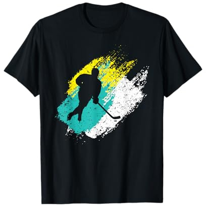 Hockey Sur Glace Graphique Idée Cadeau Hockey Sur Glace T-Shirt