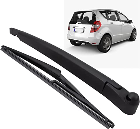Effitnee Rear Wiper Arm Blade and Arm Set, Back Windscreen Wiper Assembly for A-Class W169 2004-2012