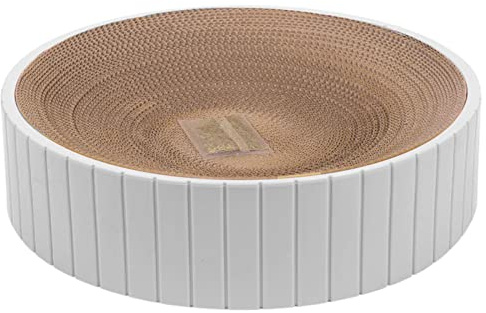Kratzbretter Katze, Katzenkratzbretter Schüssel Nest, Runder Kratzpappe Kratzmatte - Kratz Pappe Katzenbrett Corrugated Lounge Kratzpappe Für Katzen Bett, Katzen Kratzmöbel Für Couch Teppiche Sofas