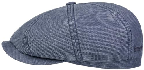 Stetson Hatteras Uni Cotton Flatcap Schirmmütze Casual UV-Schutz 40+ Herren Frühling Sommer