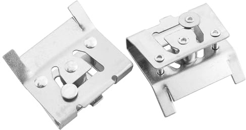 LQ Industrial 2PCS Blinds Cord Lock 2 Inch Cord Lock Mechanism Blinds Pulley Cord Lock with Clamp for Wood or Faux Wood Blinds Secure/Release Cord to Open/Close Blinds