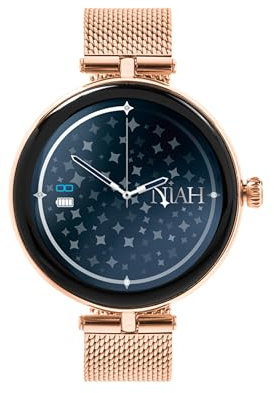 Techmade Smart Watch Lyra Milan Mesh Gold Rose
