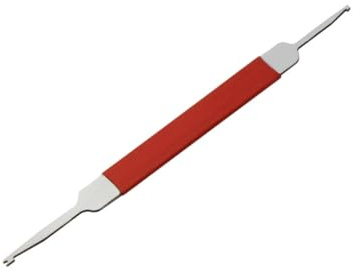 BESTonZON Hakenfederwerkzeug Für Blasinstrumentenwerkzeug Reparaturwerkzeug Aus Langlebigem Material Musikinstrumentenzubehör Rötlich-braun