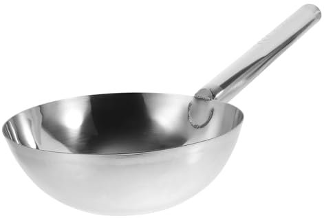 IMIKEYA Mestolo Per Acqua Della Zuppa Da Cucina Mestolo Manico in Acciaio Inox Resistente All Usura e Anti-crepa Posizionabile Stabilmente Sul Tavolo