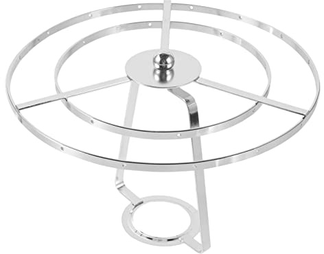 HOMSFOU Robustes Lampenschirmhalterungsset aus Eisen für Tischlampen mit Elegantem Vintage Design und Vielseitiger Anwendung im Schlafzimmer