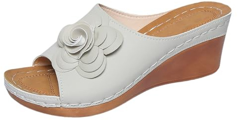 Allbestop Sandales Femme Été,Sandales pour Femmes Épaisses Compensées Chausson Mules Nu Pieds Sandale Été,Talon Sexy Chaussures Chaussure Été Tong Hallux Valgus Fermées