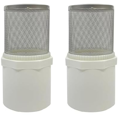 filtro per tubo da giardino, rete in PVC da 50 mm, raccordo per tubo in PVC, filtro per pompa dell'acqua per irrigazione