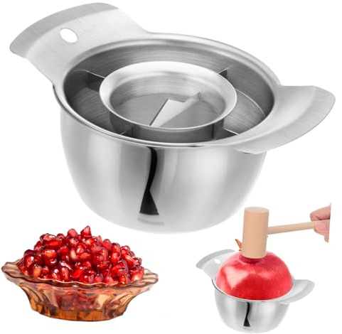 FUNOMOCYA Pelador De Granadas De Acero Inoxidable Herramienta Práctica Para Quitar Las Semillas Desgranador Manual Portátil Para Cocina Desgranador De Granadas Fácil De Usar