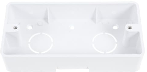 KONTONTY Boîte Murale Électrique Standard Plastique Protection Interrupteur Et Prises Murales Facile à Installer Design Simple Pour Décoration Intérieure