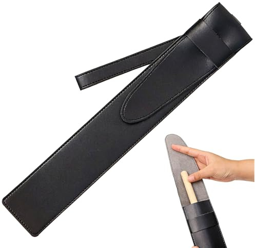 Trommelstock Tasche | Tragbarer Schlägel-aus PU-Leder | Sticks Tasche,für Schlagzeuger und Bandauftritte