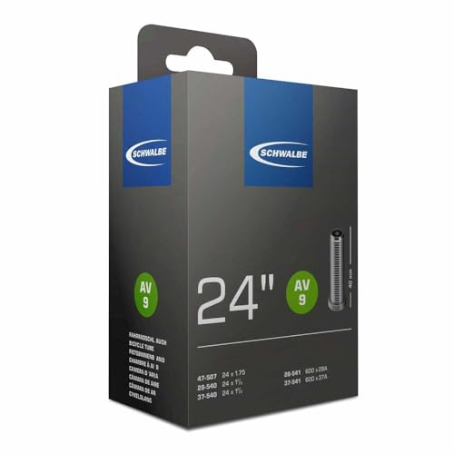 Schwalbe AV9 24 x 1 1/8-1,75 tum innerslang med Schrader-ventil