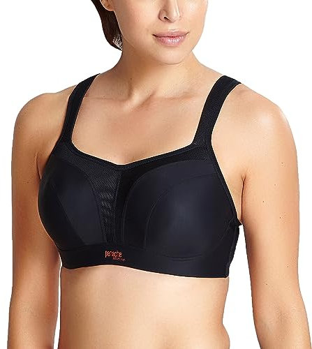 Panache Women's Underwire Sports Bra, Black, 34J