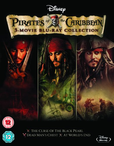Pirates of The Caribbean 1 To 3 Trilogy [3 Blu-rays] [UK Import]
