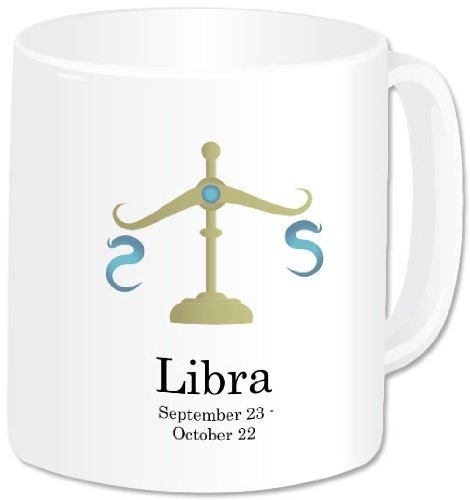 Personalised Jumbo Giant 20oz Mug - Zodiac Star Signs Gift Mug - Libra - (A GoPersonalised Design) - Any Name / Message