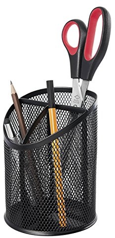 Wedo 65601 Butler Office (3 Fächer, pulverbeschichtetes Drahtmetall, 11 x 14,7 cm) schwarz