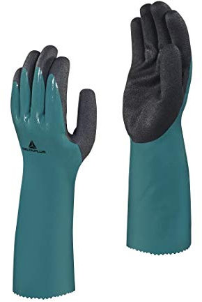 Delta Plus Chemsafe Vv835 Glove In Nitrile On Polyamide Lining - 35 Cm Green 08