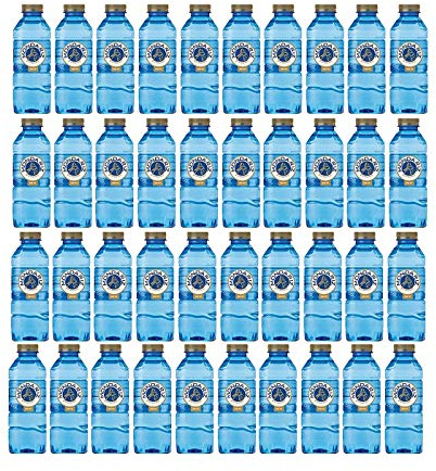Caja de 40 Botellas de 0,33L de MONDARIZ Agua Mineral Natural sin Gas - Total 13.2 Litros.
