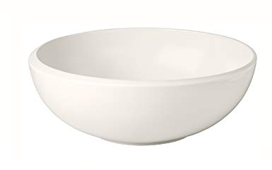 Villeroy & Boch - NewMoon Scodella rotonda M, ciotola media per zuppe e insalate fresche, porcellana premium, bianca, lavabile in lavastoviglie