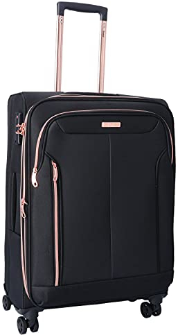 TheTrueC 4 Rollen Koffer Superlight 68cm Kopenhagen Farbsortierung Black/Rose