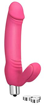 EIS Rabbitvibrator aus Silikon | Stimulation für Frauen | 16,5 cm | Erotik | Sex-Spielzeug mit intensiver Vibration | Sex-Toy mit stilisierter Eichel und Klitorisreizer | Wasserdicht | Hautfreundlich