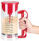 Pancake, Cupcake, Waffle & Muffin Dough Dispenser, Cordless Electric Battery Powered, Automatic Dispensing, Measurement Labels, 4 Cup Capacity, Perfect for Home Kitchen & Busy Mornings