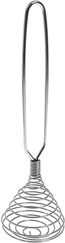 Frusta a spirale in acciaio inox, frusta a spirale, frusta per uova, frusta per cucina, crema, uova, frusta e uova, 1