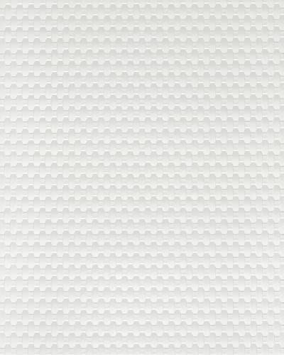 Wandpaneel Uni WallFace 24954 RATTAN 20 Snow White Wandverkleidung geprägt 3D matt selbstklebend weiß 2,6 m2