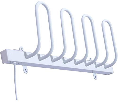 HODAGES Shoe Dryer, Household Wall-Mounted Movable Electric Shoe Drying Rack Portable 45-55℃ Constant Thermostat Aluminum Shoe Dryer Boot Drying Machine for Leather Shoes/Cloth Shoes/Boots/Gloves