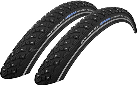 2X Schwalbe Marathon Winter Plus 35-622 Drahtreifen SmartGuard 28x1.35 Mantel