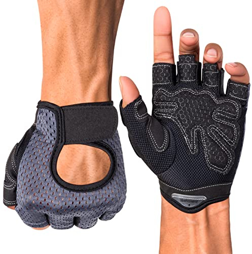 MELLIEX Fitness Handschuhe, Trainingshandschuhe Herren und Damen rutschfest Sporthandschuhe für Gewichtheben, Fahrrad, Gym, Krafttraining & Crossfit