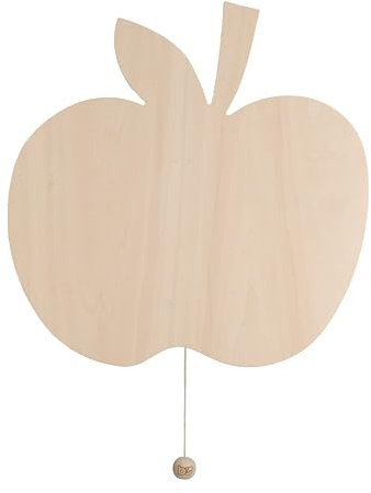 Baby's Only - Baby Wandlampe - Apfel - Wandleuchte für Babyzimmer - Nachtlampe mit batterie für Kinderzimmer - FSC-Gütezeichen Holzlampe - 25000 Brennstunden - Wandlampe bemalbar