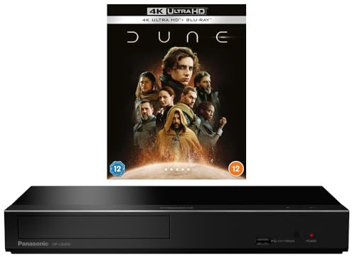 Panasonic DP-UB450 MULTIREGION DVD Regions 1-8 - Blu-ray Region B - Bundle Including Dune 4K UHD Disc