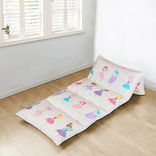 Boston Linen Co. Kids Floor Pillow Case Bed Cover Ballerina Lounger Cover for Kids & Pillow Lounger for Reading, Rest time and Games - Queen