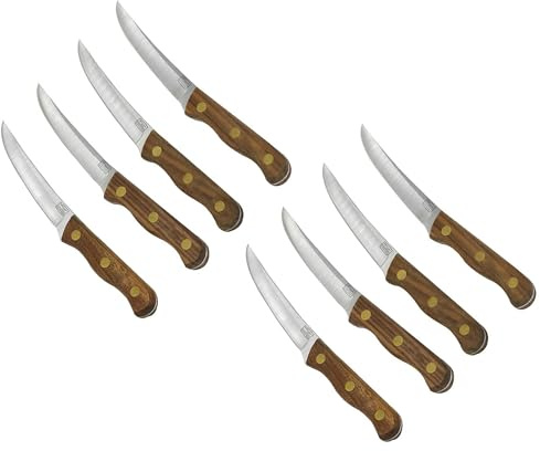 Chicago Cutlery B144 Walnut Tradition 4-Piece Walnut Tradition Streak Knife Set (2-Pack)